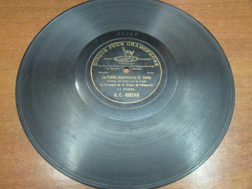 Disque gramophone la pubilla - ",