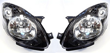2x PHARE AVANT GAUCHE DROITE ÉLECTRIQUE NOIR pour RENAULT TWINGO II 2007-2011