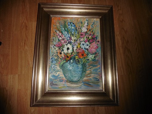 Tableau huile sur - huile, signe