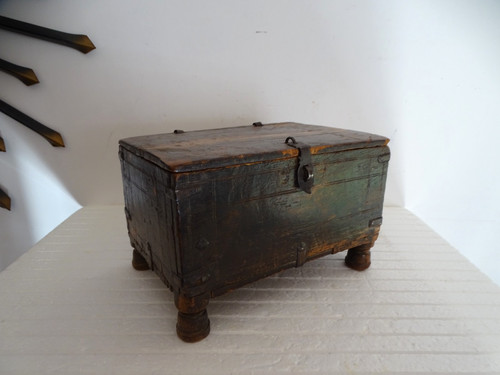 Coffre coffret ancien en - /,