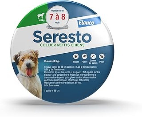 Collier seresto anti puces - seresto, anti-puces