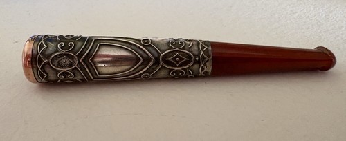 Fume cigarette ancien argent