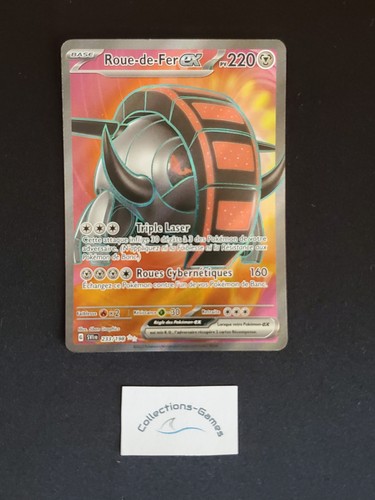 Carte pokémon roue fer - roue-de-fer, ex
