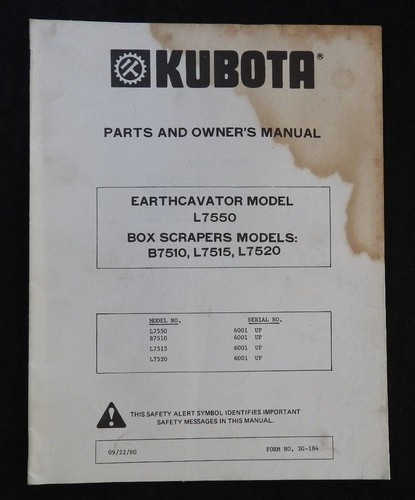 Kubota l7550 earthcavator - kubota,