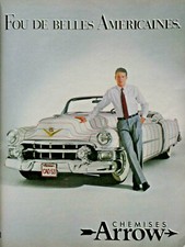 1983 ADVERTISEMENT CRAZY AMERICAN BEAUTIFUL ARROW SHIRTS - AMERICAN CAR 