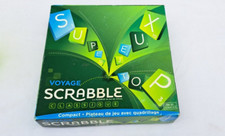 JEU DE SOCIETE " SCRABBLE DE VOYAGE " PAR MATTEL DE 2014