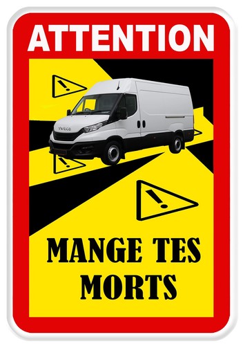 Sticker mange tes - tes, morts