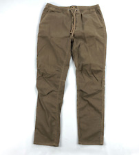 Superdry MFG Pants Mens Medium Houndstooth Pull On Tie Waist