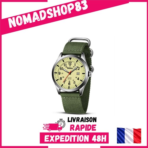 Montre homme hanposh militaire - montre,
