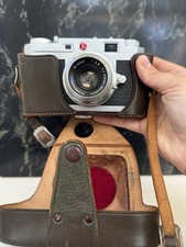 Petri 7S Rangefinder 35mm Film Camera with cover