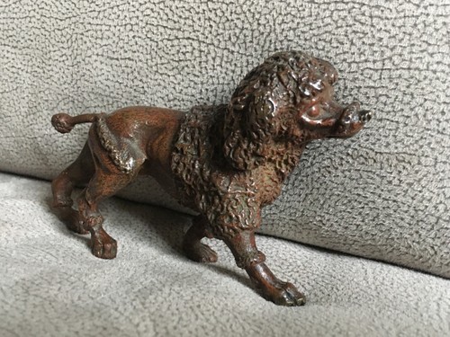 Ancien bronze sculpture chien - ancien,