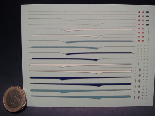 Decals bandes laterales simca - bandes,