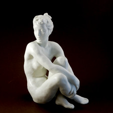 Lore FRIEDRICH-GRONAN pour ROSENTHAL Sculpture porcelaine Nu féminin 1947