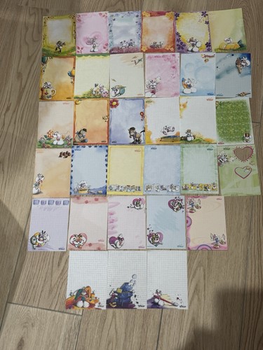 Lot feuilles diddl blanches - feuilles,