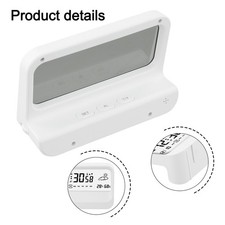 R??veil Num??rique avec Minuterie Visuelle et Affichage Temp??rature pour Routin