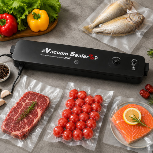 Machine sous vide - vide, alimentaire