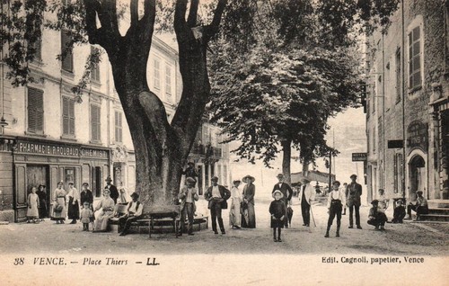 Cpa vence alpes - -,