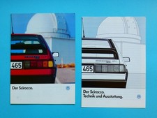 Brochure / Catalogue - VW Scirocco II - GT, GTL, GTX, GT 16V and GTX 16V - 01/87