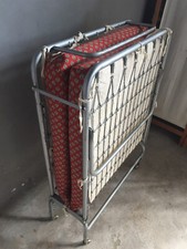 LIT D'APPOINT PLIANT VINTAGE RETRO CAMPING CARAVANING CAMPING-CAR MAISON HÔTES