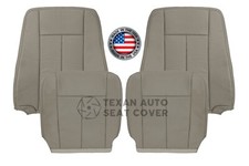 2007 to 2014 Ford Expedition Perforated Leather Seat Replacement Cover Gray