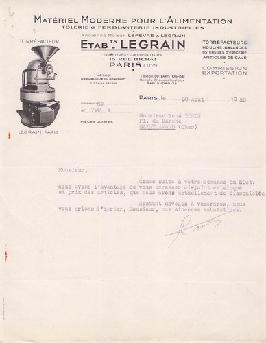 Paris roaster legrain 1950 - roaster,