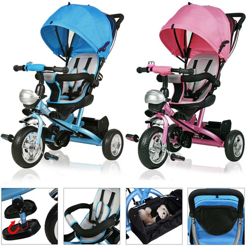 Tricycle bleu rose - bleu,