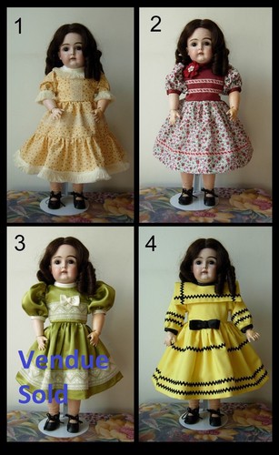 Robe poupée ancienne - poupée,
