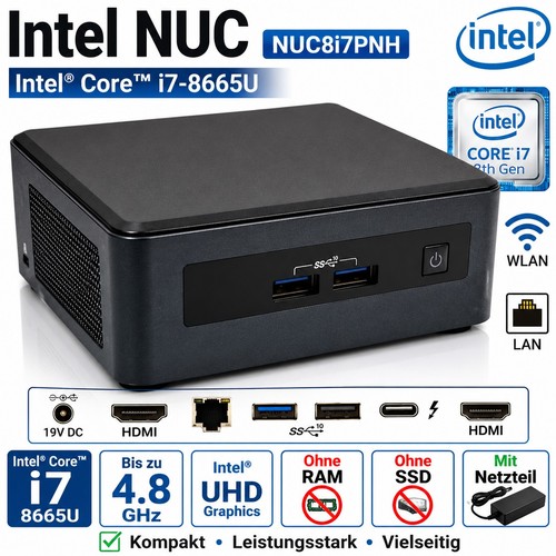 Intel nuc8i7pnh mini - nuc8i7pnh, pc