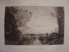 Estampe  Camille COROT