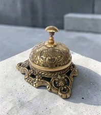 Cloche de Table Laiton Gravé