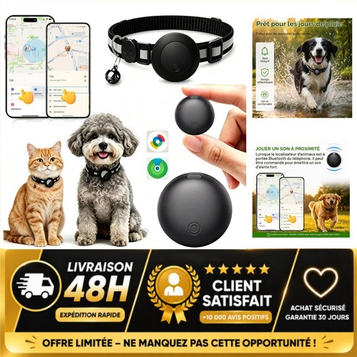 Traceur gps chat - chien, sans