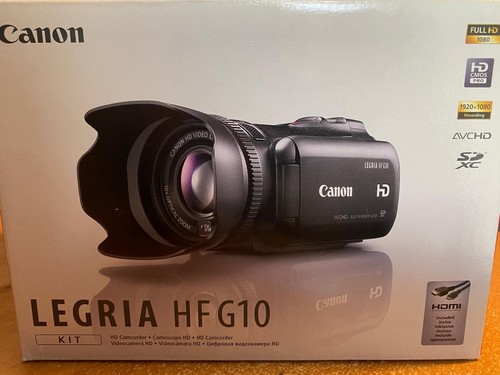 Canon legria g10 hd 10x - canon,
