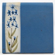 Antique ROGER CAPRON ceramic VALLAURIS 50 blue tile, table/blind/picault...