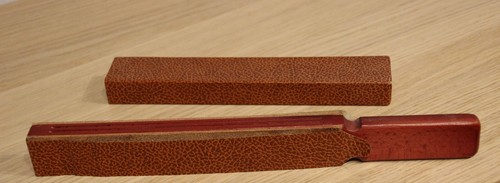 Ancien cuir pour - rasoir,, salon