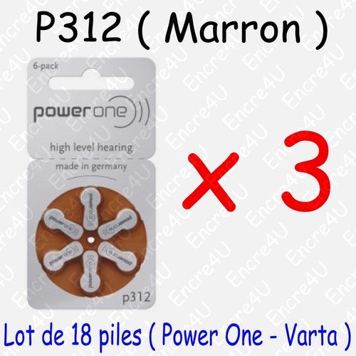 Piles auditives marron - auditives,