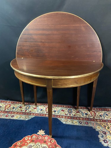 Console table demi lune xixe - console,