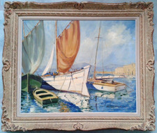 " Voiliers dans le Port "