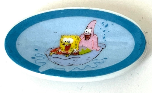 Fève assiette bleu bob - fève,