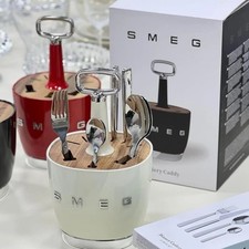 SMEG Porte-Couverts Beige