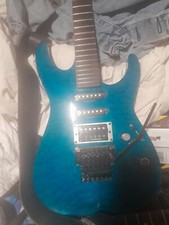 ESP LTD MH-203QM See Thru Blue