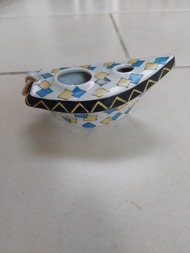 Ancien encrier faience desvres - ancien,