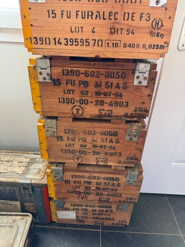 Caisse bois ancienne - en,