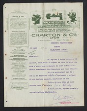 LYON (69) MACHINE TOOLS for WOOD & METALS "BUILDER CARTON" in 1918