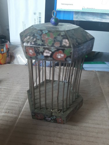Cage ancienne grillon - à,