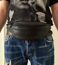 De Sede Black Leather Fanny Pack Waist Bag