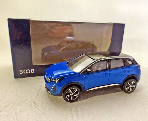 Peugeot 3008 bleu - (2020),