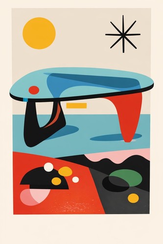 Noguchi table mid century - noguchi, mid-century
