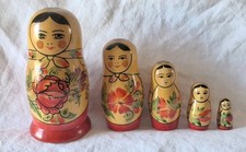 Rare Petite Poupée Russe HT