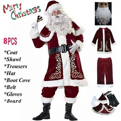 Costume pere noël adulte - costume,