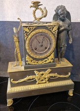 PENDULE EMPIRE ANGELOT CUPIDON